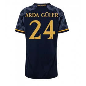 Real Madrid Arda Guler #24 Borta Kläder Dam 2023-24 Kortärmad